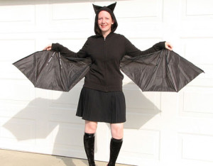 Try this DIY bat costume