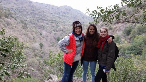 Katlyn Hurst (far left) in Sierras de Argentina. 