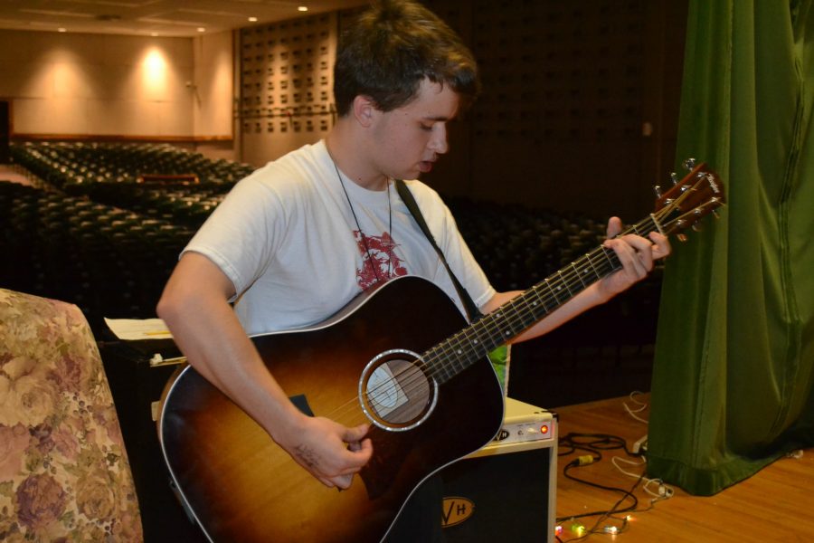 Will HIlliard (11) performs in September at the Scribbler Coffeehouse
