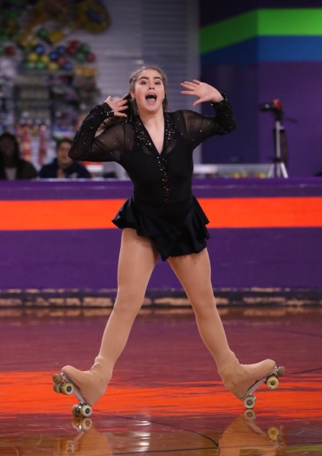 Sutton Yarbro (12) performs at the 2018 Heart of Memphis Invitational Meet with a Creative Solo Free Dance. 