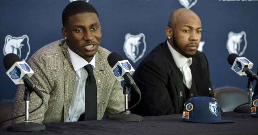 Rookies Jaren Jackson Jr. and Javon Carter speak to the press after being drafted by the Memphis Grizzlies. They were two of the signings that helped contribute to an eventful summer in Memphis sports. 