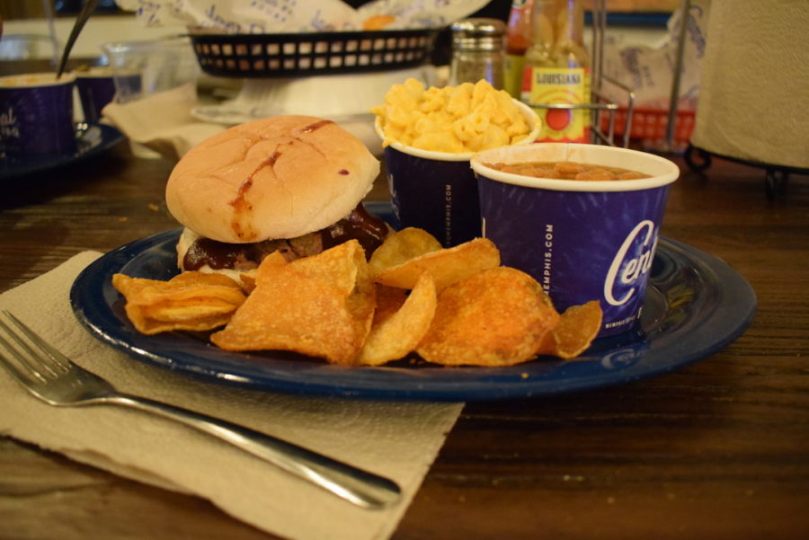 A barbecue sandwich, mac and cheese, home-cooked chips, and baked beans at Central. Central was the most popular choice of White Station students, getting 45. 2 percent of the vote out of 215 students.