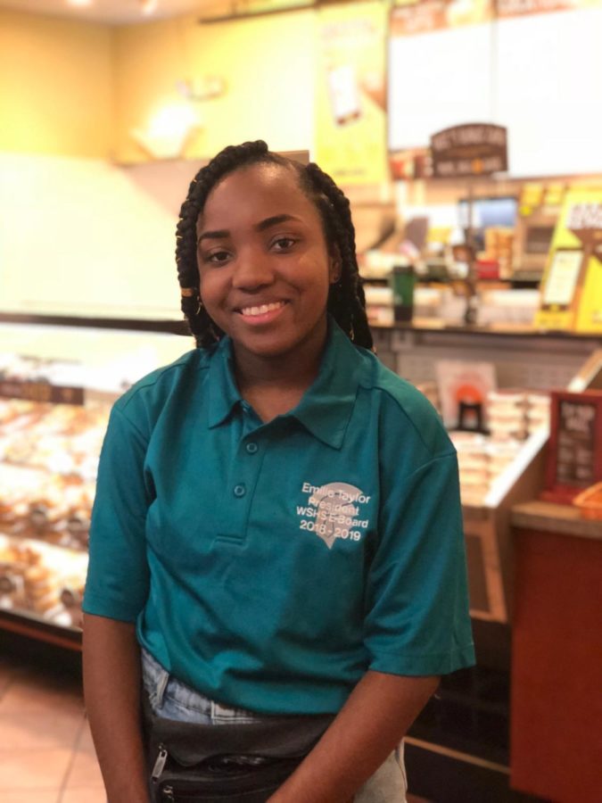 Emille Taylor (12) served as Co-president of E-Board and Executive Officer of the National Honor Society in the latter half of her time at WSHS. 
