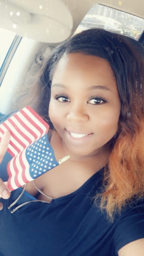 Simone Gray is granted citizenship in September of 2019 after migrating to the United States in 2003. 