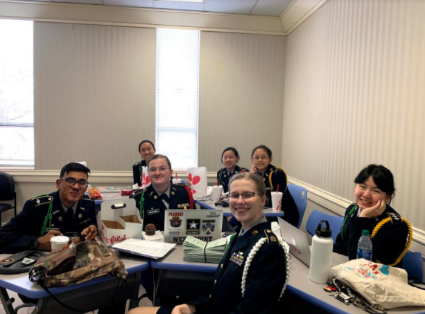 Cadets prepare for last year’s Boards during in-person school. The Spring 2020-2021 Cadet of the Quarter Boards are conducted virtually due to COVID-19. 
