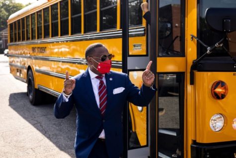 On the first day of the 2021-2022 school year, Superintendent Joris Ray made the rounds and welcomed students from multiple schools in the district. His “Reimagining 901” plan has driven the board and the district in a new direction after returning from a fully virtual school year.