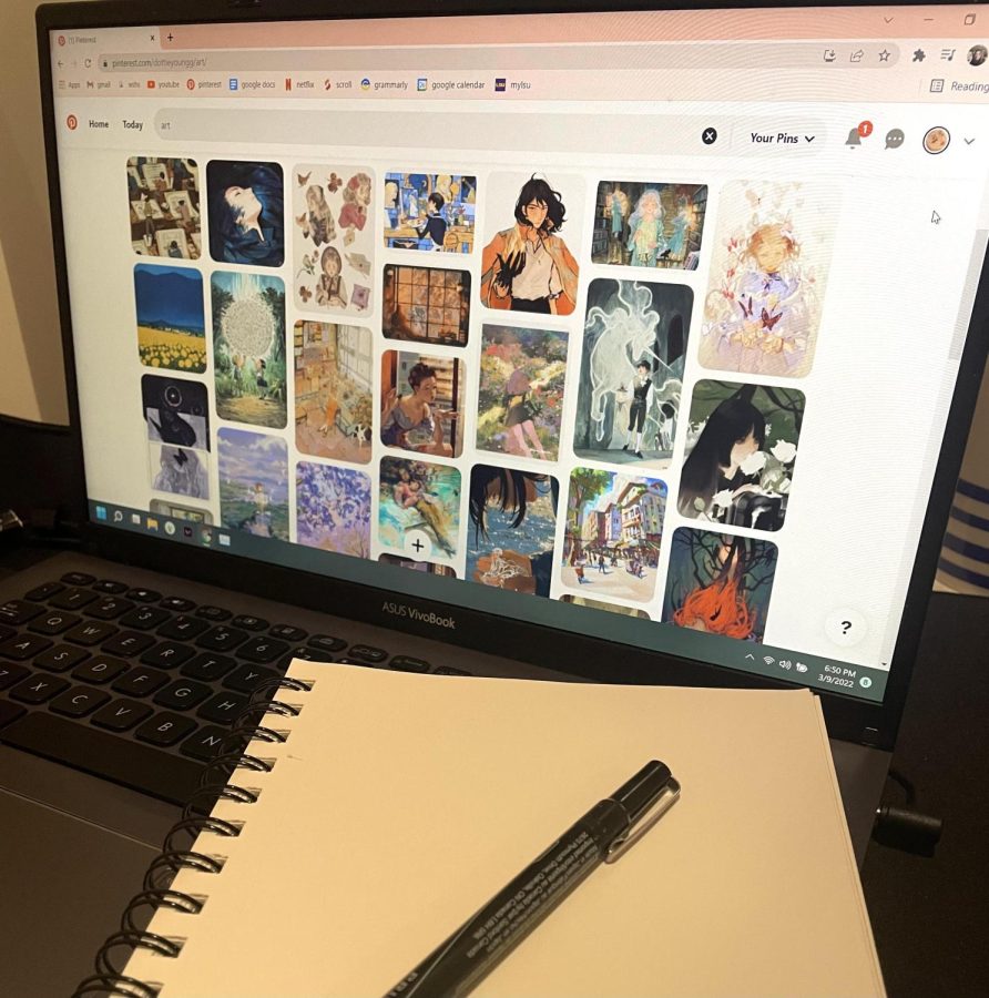 Using Pinterest as a means of expression and imagination builds  a playground for artists and creative people alike. By creating boards to mix and match art pieces, it is easy to catch inspiration.