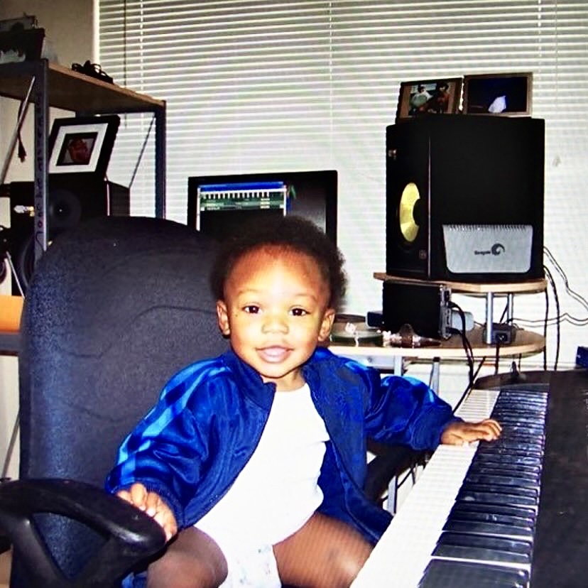 Joseph Collins (10) found his happiness in music even as a toddler. His dad would always bring Collins along during his studio sessions.