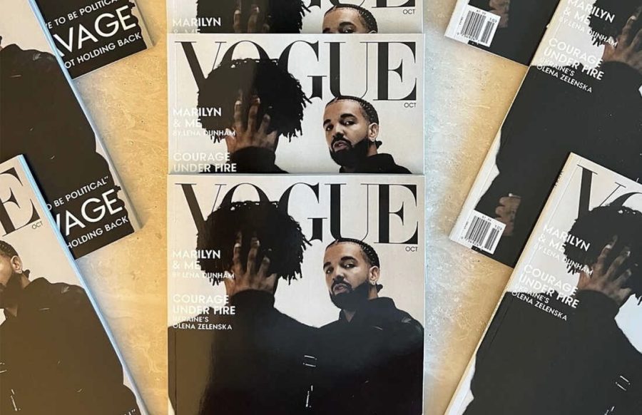  Drake and 21 Savage pose for a fake Vogue photoshoot. Amid the release of “Her Loss,” Drake and 21 Savage created fake promo for their collaborative album. 