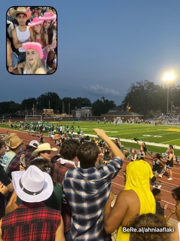 Ahnia Aflaki (12) captures the lively action of Friday Night Lights in her BeReal post. BeReal utilizes many unique features allowing users to capture random moments of their day with friends, which will remain stored in a calendar that one can reflect on at any time.