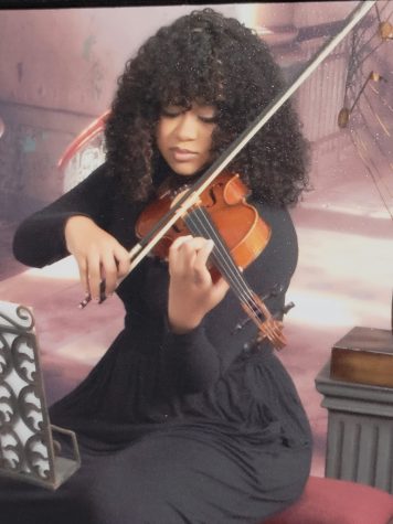 One of the 40 11th and 12th grade violin players from West Tennessee who earned a spot at All-West, Charisse Conard (12) plans to pursue either a double-major or minor in music in college. Conard has played the violin for nine years.