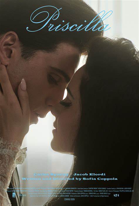 Priscilla, directed by Sofia Coppola, was released on November Third, 2023. The film follows the life of Priscilla Presley and her tumultuous relationship with Elvis Presley.
