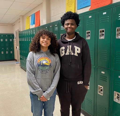 Celeste Cruz (11) and Dontae Jordan (11) are this year’s junior class officers. The two plan to redefine what it means to lead with passion and purpose.
