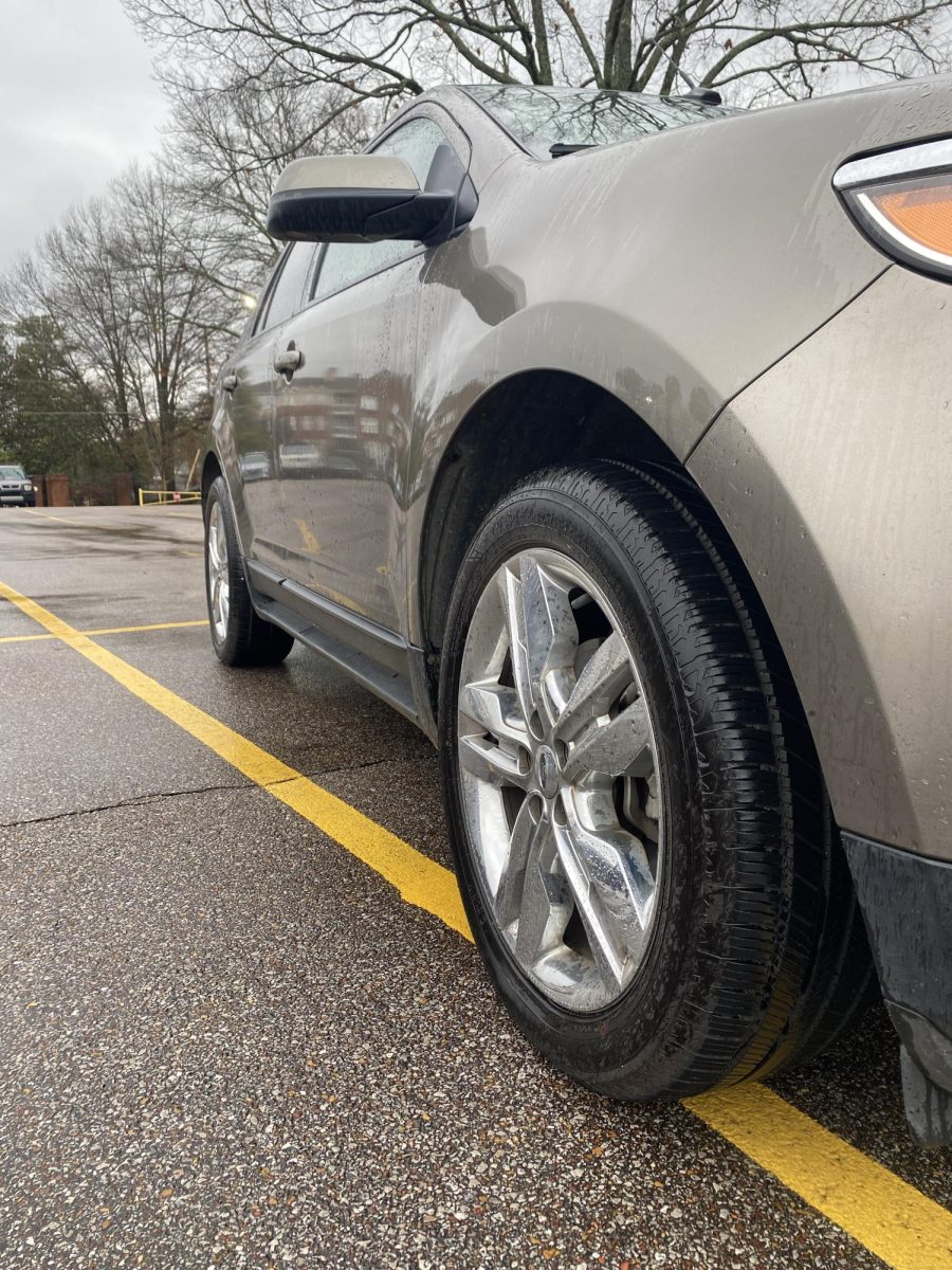 Parking can be a hard task for many new White Station High School drivers. The @wshsbadparking Instagram account documents parking mishaps on the school campus. 