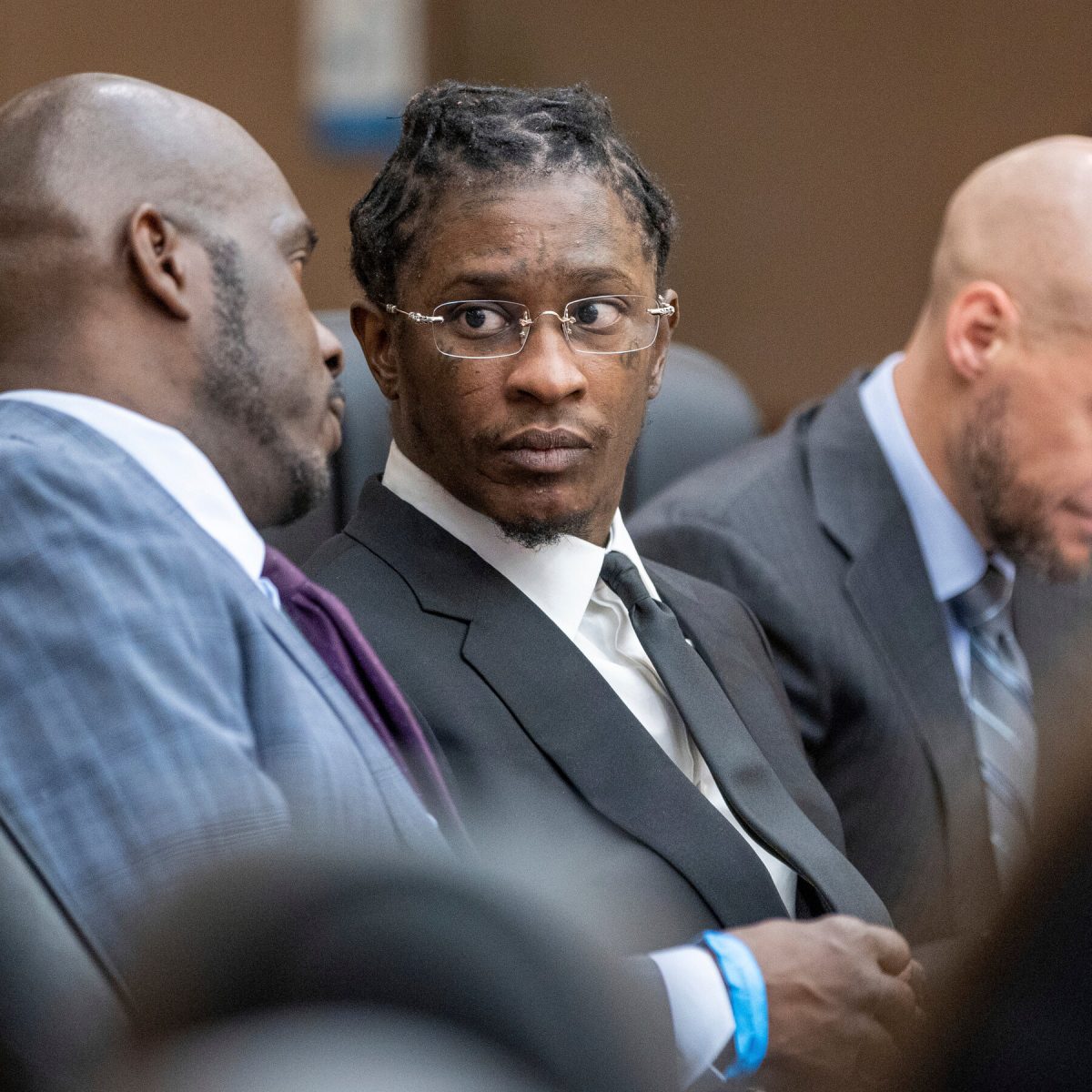 In+2022%2C+Young+Thug%E2%80%99s+record+label%2C+YSL%2C+was+indicted+with+56+charges.+Young+Thug%2C+center%2C+pleads+not+guilty%2C+claiming+he+is+innocent+of+all+charges+and+that+his+record+label+is+simply+a+label.