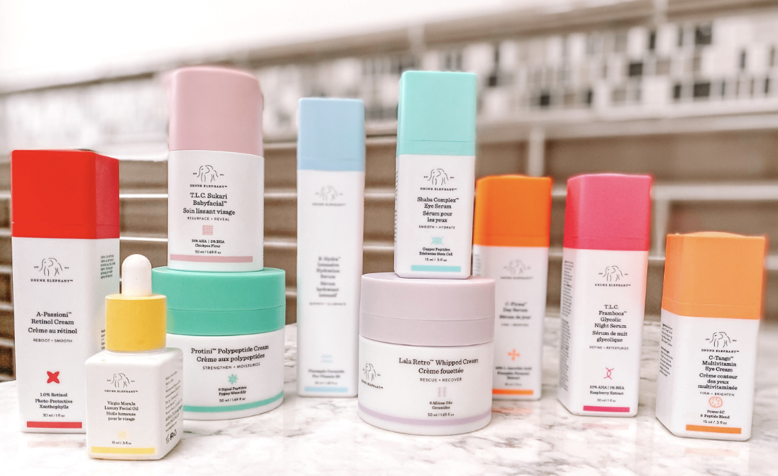 The notorious Drunk Elephant was deemed as one of 2023’s most trendy beauty/skincare lines. Their products are loved due to their cute packaging and ingredient selection