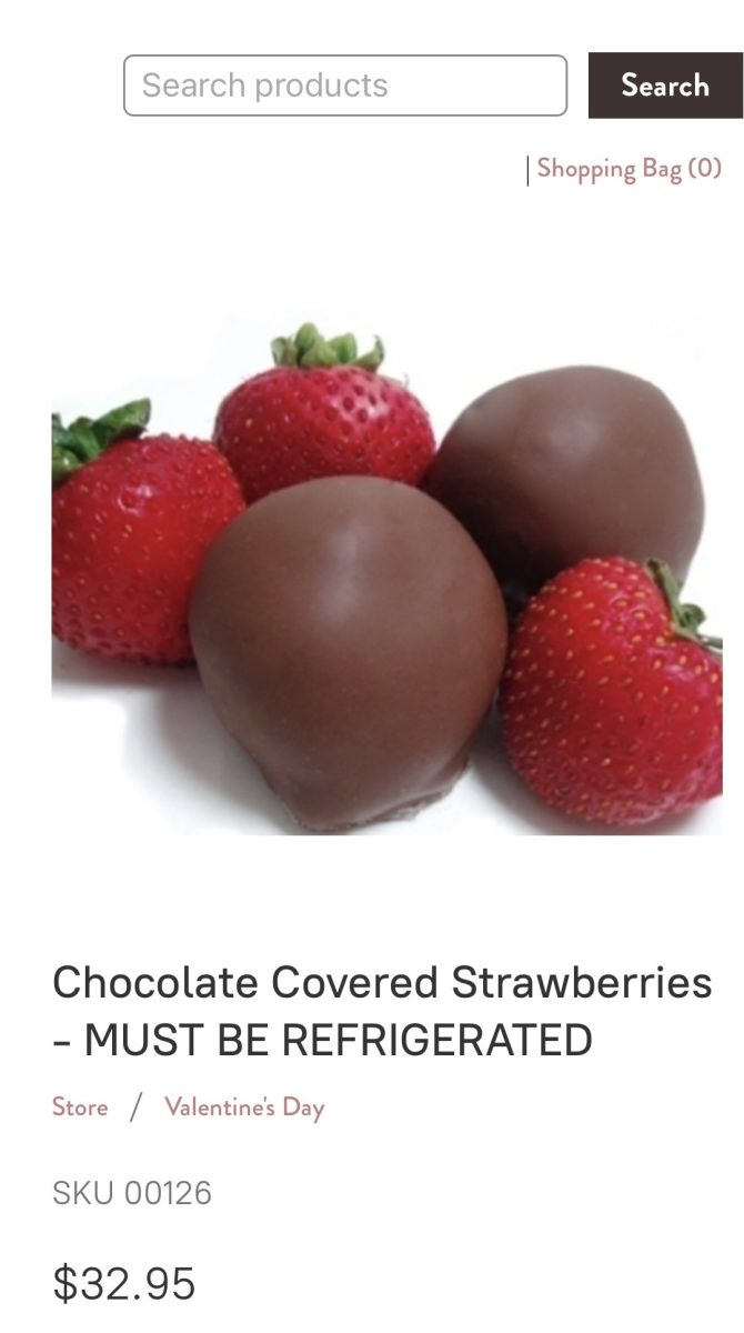 One of Dinstuhl’s most popular Valentine’s Day treats are their chocolate covered strawberries. They are a classic chilled dessert complete with Dinstuhl’s rich milk chocolate. 