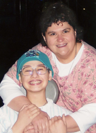 Dee Dee Blanchard, pictured on the right, suffered from Munchausen by proxy syndrome. She both caused and faked illnesses in her daughter, Gypsy Rose Blanchard, who is pictured on the left.