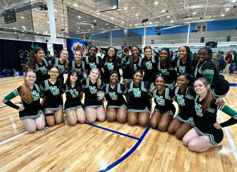 The cheer team competed for the Universal Cheerleaders Association (UCA) Memphis Classic 2023 and placed second for Medium Varsity Non Tumbling Game Day Finals. Last year was the first time in school history that they attended the National High School Cheerleading Championship.
