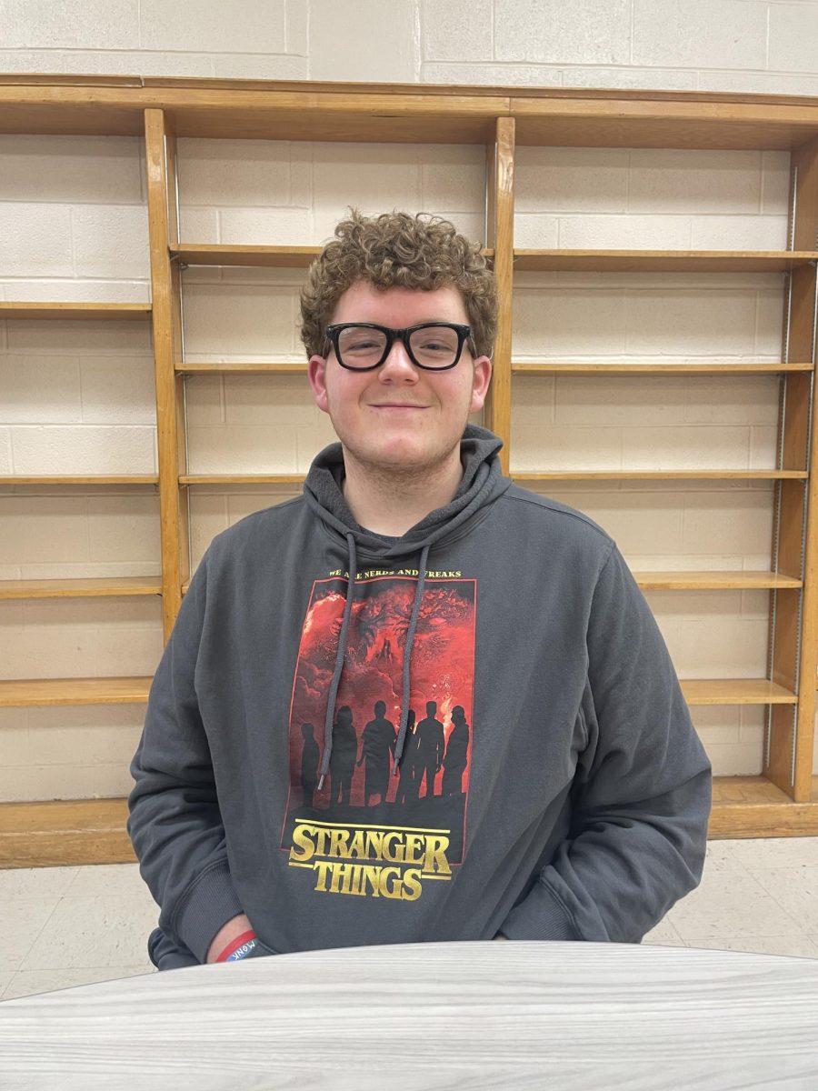 Graydon Bagwell (11) wears a Stranger Things hoodie. He recently attended the Nashville Celebrity Comic Con, where he met Stranger Things stars Jamie Campbell Bower and Jake Connelly. 