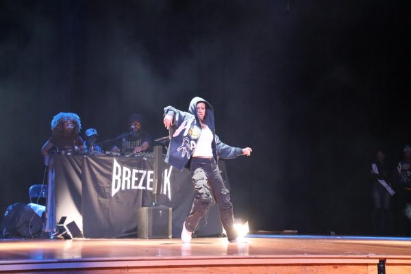 Cierra Smith (11) performs a Memphis Jookin’ dance that she choreographed herself. Smith performed alongside Memphis artist Brezay and was previously featured in Brezay’s “Pinky On My Grillz” music video.