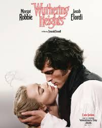 In “Wuthering Heights,” Margot Robbie and Jacob Elordi star as Catherine Earnshaw and Heathcliff, respectively. The film is anticipated to bring in nominations for the 2027 film award season. 